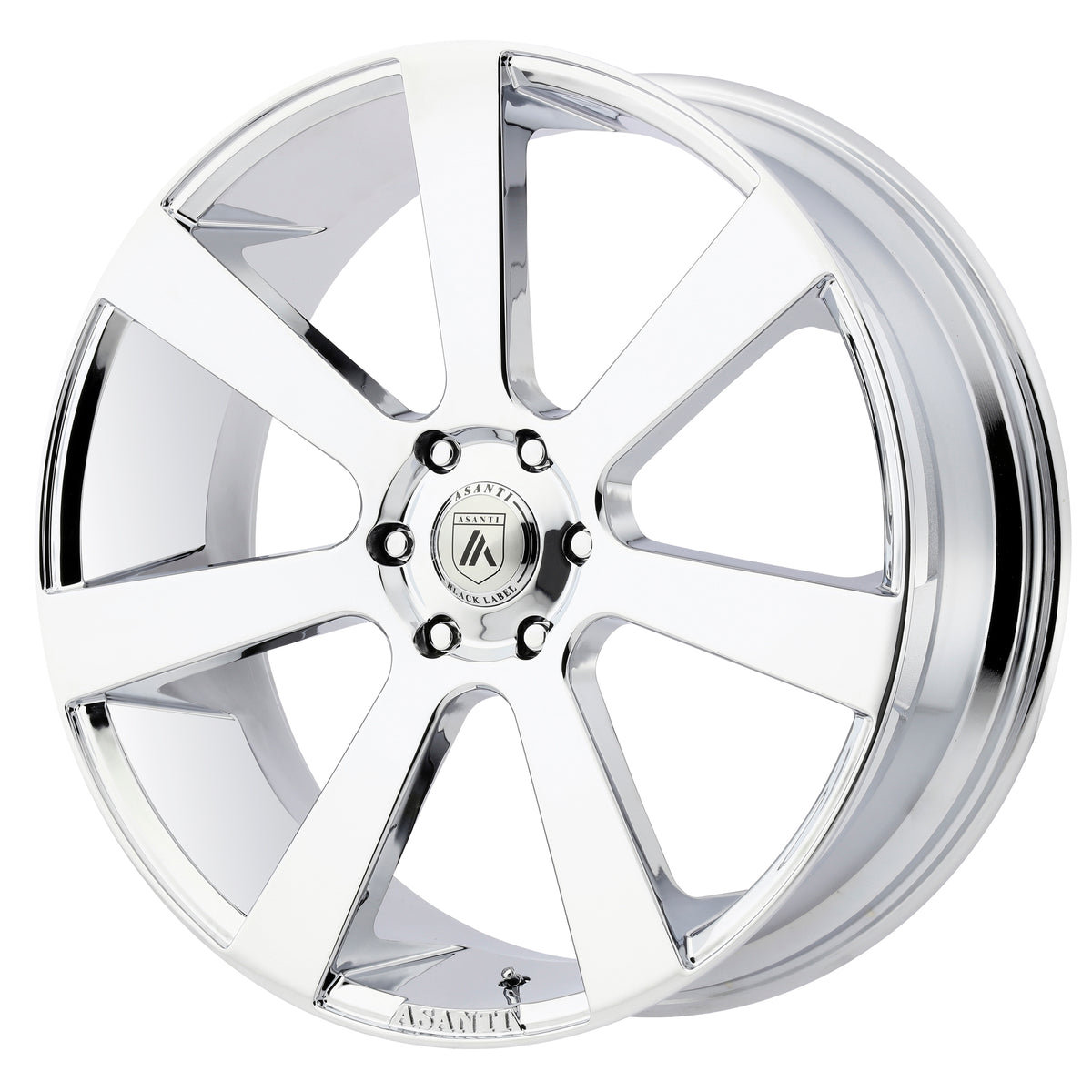 Asanti Black ABL-15 APOLLO Chrome 22x9 +35 6x120mm 66.9mm - Wheelwiz