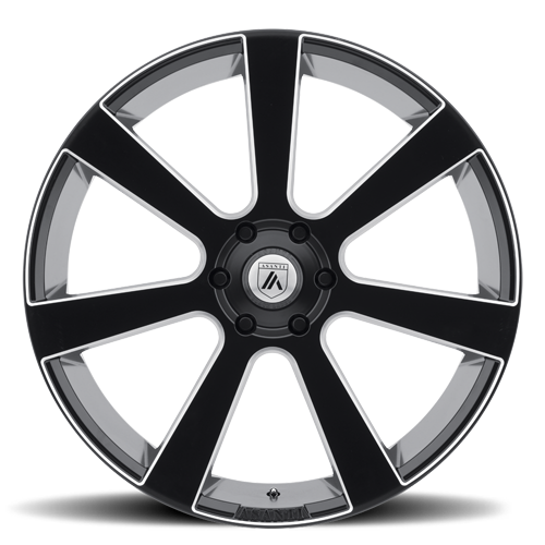 Asanti Black ABL-15 APOLLO Satin Black Milled 22x9 +35 6x135mm 87.1mm - Wheelwiz