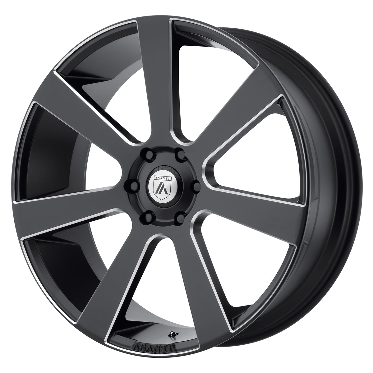 Asanti Black ABL-15 APOLLO Satin Black Milled 22x9 +35 6x135mm 87.1mm - Wheelwiz