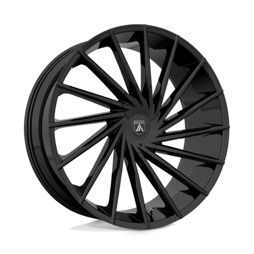 Asanti Black ABL-18 MATAR Gloss Black 24x9 +15 Custom 72.6mm - WheelWiz