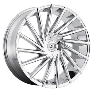 Asanti Black ABL-18 MATAR Chrome 20x8.5 +40 5x112|5x114.3mm 72.6mm - Wheelwiz