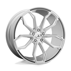 Asanti Black ABL-19 ATHENA Brushed Silver 22x9 +32 5x114.3mm 72.6mm - WheelWiz