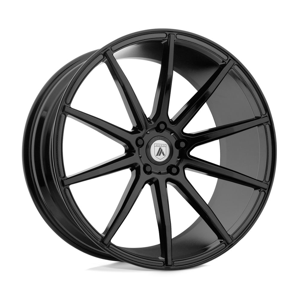 Asanti Black ABL-20 ARIES Gloss Black 22x10.5 +35 5x114.3mm 72.6mm - WheelWiz
