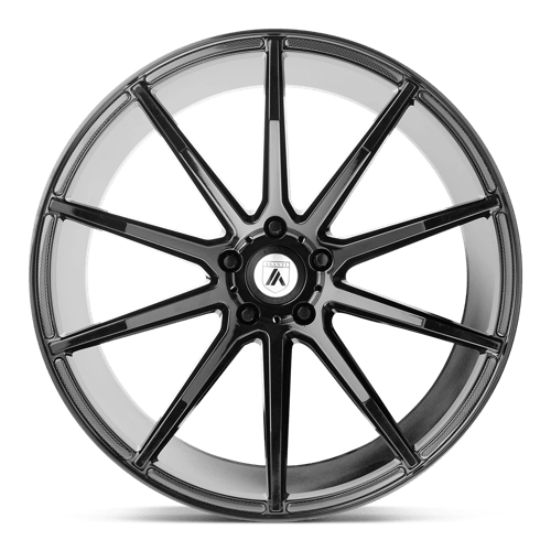Asanti Black ABL-20 ARIES Gloss Black 22x10.5 +35 5x114.3mm 72.6mm - WheelWiz