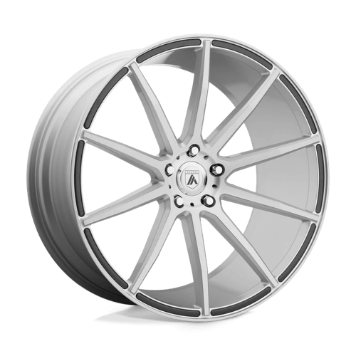 Asanti Black ABL-20 ARIES Brushed Silver 22x9 +32 5x112mm 72.6mm - WheelWiz