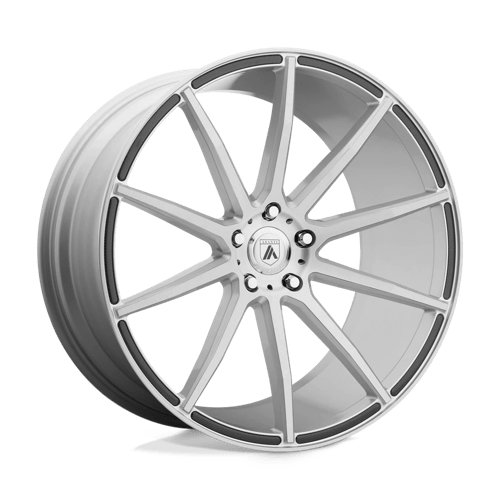 Asanti Black ABL-20 ARIES Brushed Silver 20x10 +40 5x112mm 72.6mm - WheelWiz