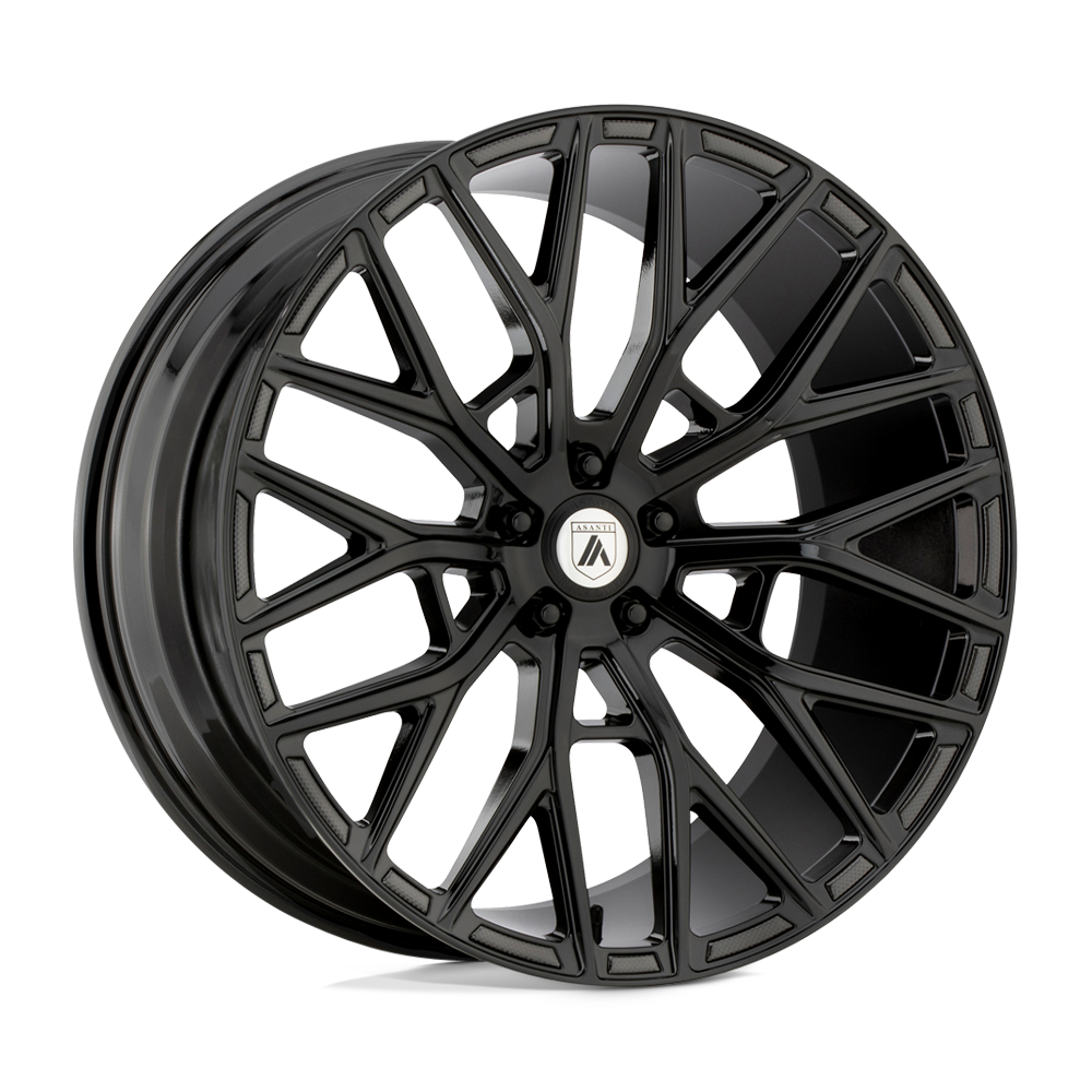 Asanti Black ABL-21 LEO Gloss Black 22x10.5 +35 5x120mm 74.1mm - WheelWiz