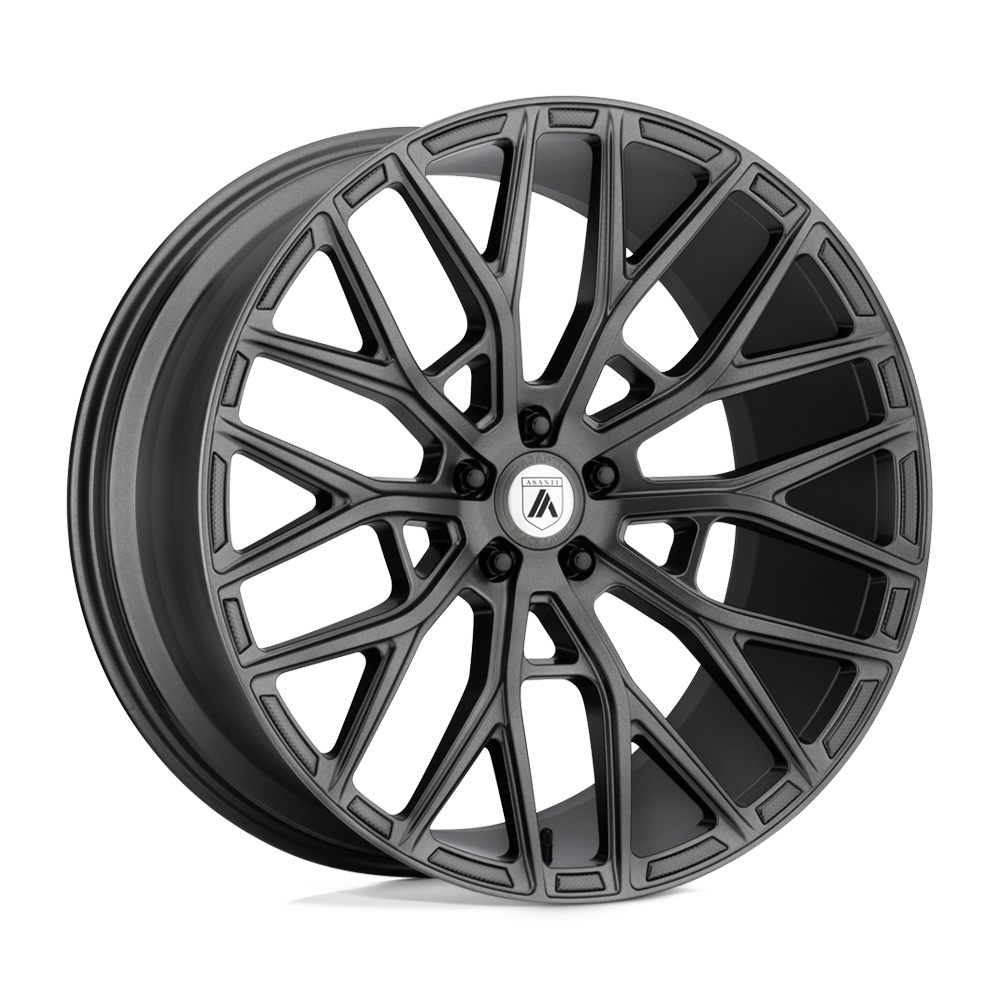 Asanti Black ABL-21 LEO Matte Graphite 22x10.5 +35 5x112mm 72.6mm - WheelWiz