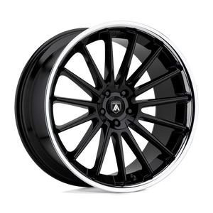 Asanti Black ABL-24 BETA Gloss Black Chrome Lip 22x9 +32 5x114.3mm 72.6mm - WheelWiz