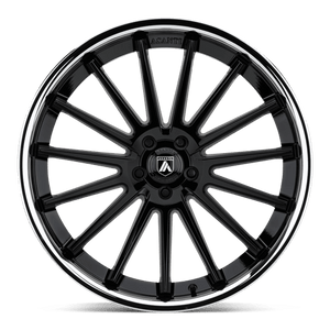 Asanti Black ABL-24 BETA Gloss Black Chrome Lip 20x9 +35 5x120mm 74.1mm - WheelWiz