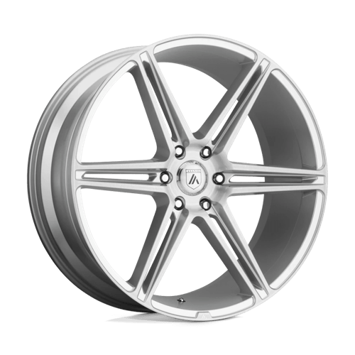 Asanti Black ABL-25 ALPHA 6 Brushed Silver 22x10 +30 6x135mm 87.1mm - WheelWiz