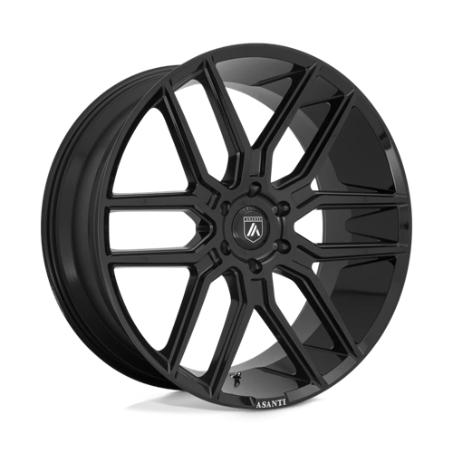 Asanti Black ABL-28 BARON Gloss Black 20x9 +30 6x139.7mm 100.3mm - WheelWiz