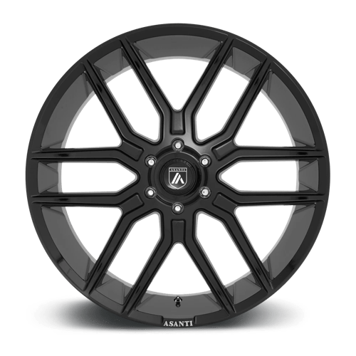 Asanti Black ABL-28 BARON Gloss Black 24x10 +30 6x135mm 87.1mm - WheelWiz