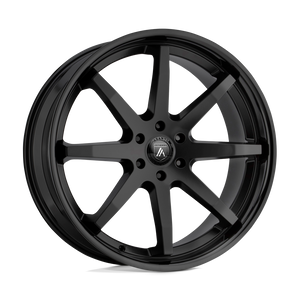 Asanti Black ABL-32 KAISER Satin Black Gloss Black Lip 20x9 +30 5x127mm 71.5mm - WheelWiz