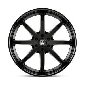 Asanti Black ABL-32 KAISER Satin Black Gloss Black Lip 20x9 +30 5x127mm 71.5mm - WheelWiz