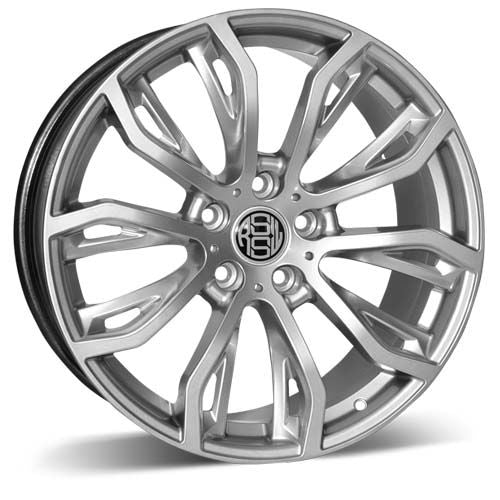 RSSW Euro Hyper Silver 19x9 +40 5x120mm 74.1mm