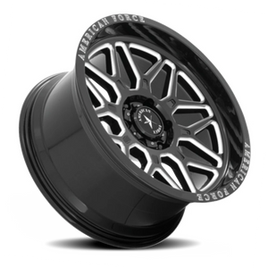 American Force AC001 Rush Gloss Black W/ Milled 22x10 -18 6x135mm 87.1mm - Wheelwiz