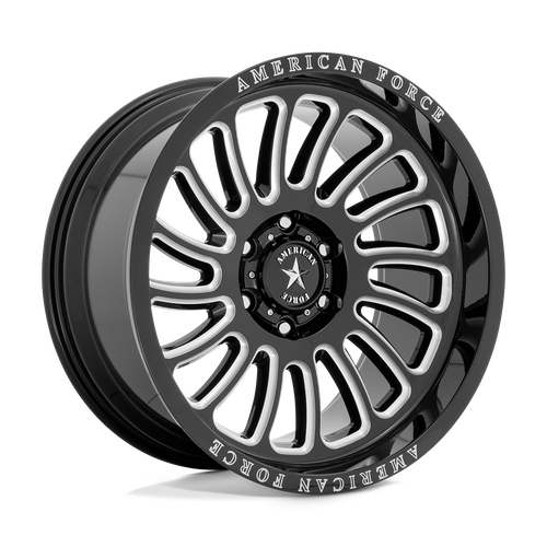 American Force AC004 VULCAN Gloss Black Milled 22x10 -18 6x135mm 87.1mm