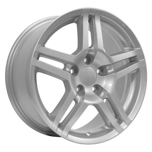 OE Wheels Replica AC04 Silver 17x8.0 +45 5x114.3mm 64.1mm