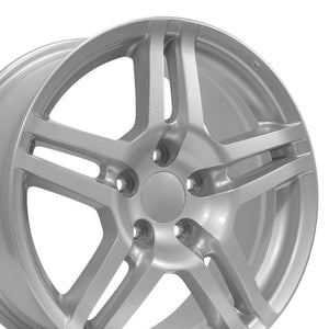 OE Wheels Replica AC04 Silver 17x8.0 +45 5x114.3mm 64.1mm