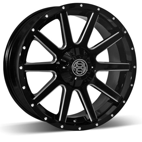 RSSW Rambler Black Machined Face 17x7.5 +25 5x127mm 71.5mm