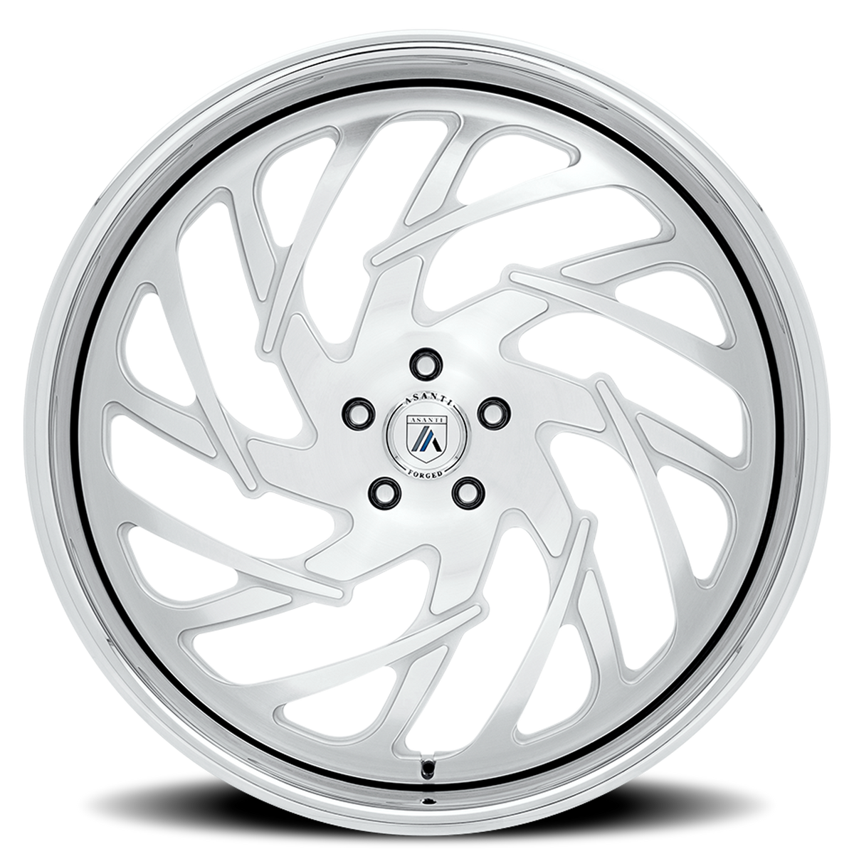 Asanti Forged AF864 Brushed 24x10 -20 5x120.65mm 73.1mm - Wheelwiz