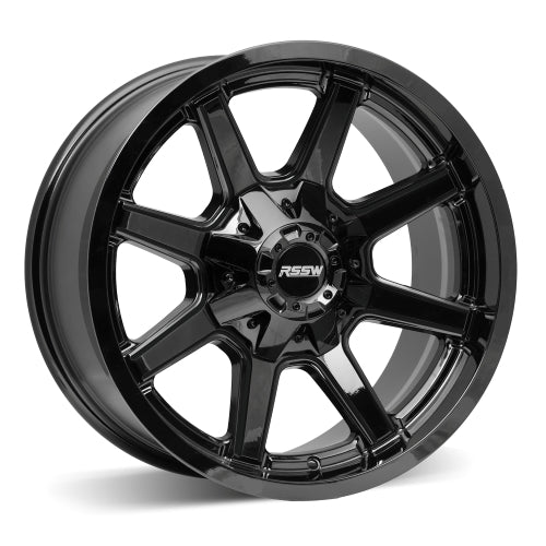 RSSW Titan Gloss Black 20x10  6x135mm 87.1mm - Wheelwiz