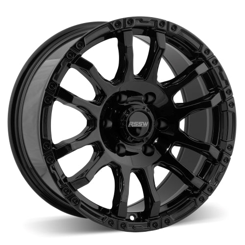 RSSW Force Gloss Black 18x8.5 +20 6x135mm 87.1mm