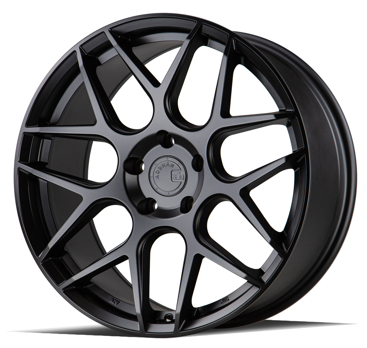 Aodhan AFF2 Matte Black 19x8.5 +35 5x112 66.6mm - Wheelwiz