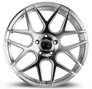 Aodhan AFF2 Gloss Silver Machined Face 19x8.5 +35 5x114.3 73.1mm - Wheelwiz