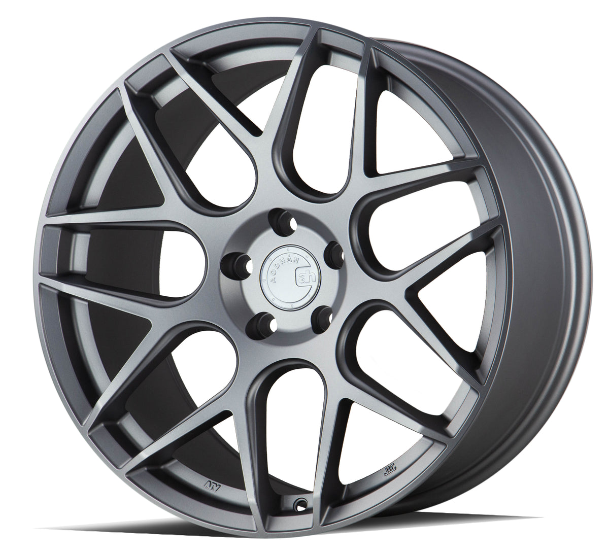 Aodhan AFF2 Matte Gray 19x9.5 +35 5x112 66.6mm - Wheelwiz