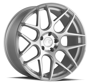 Aodhan AFF2 Gloss Silver Machined Face 19x9.5 +35 5x114.3 73.1mm - Wheelwiz