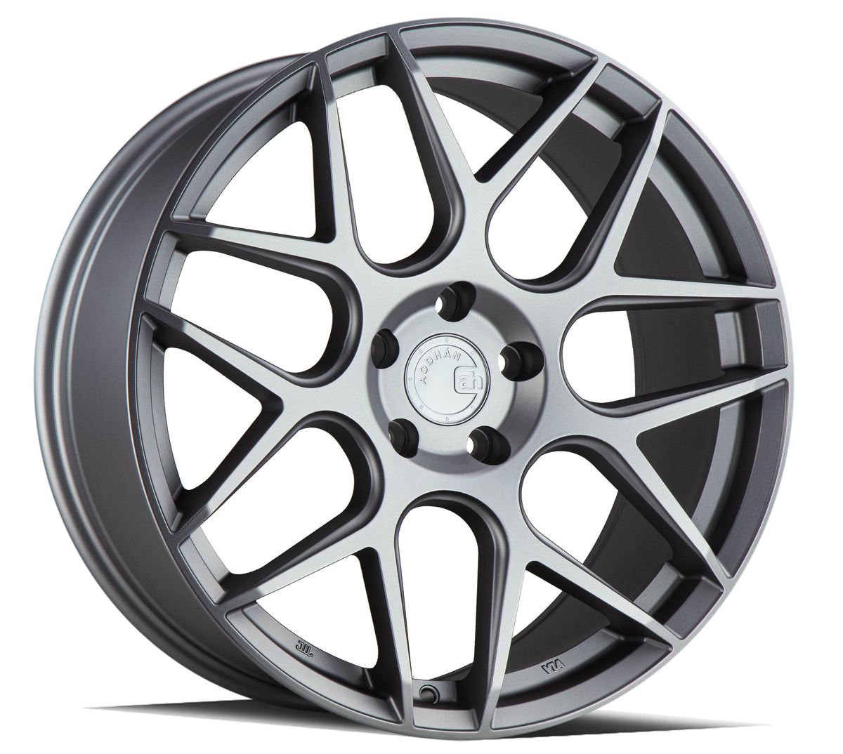 Aodhan AFF2 Matte Gray 20x9 +30 5x112 66.6mm - Wheelwiz