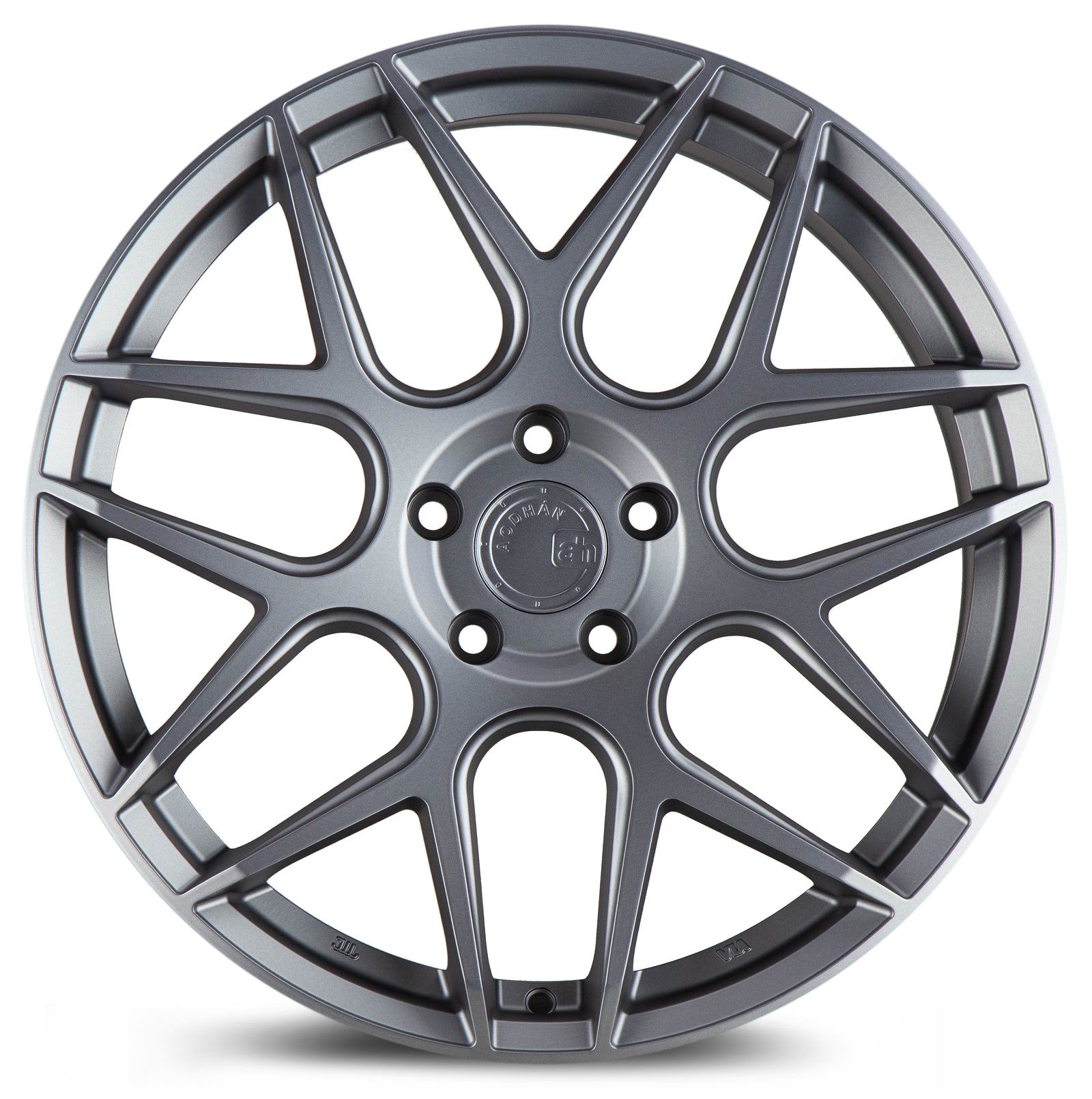 Aodhan AFF2 Matte Gray 20x9 +30 5x112 66.6mm - Wheelwiz