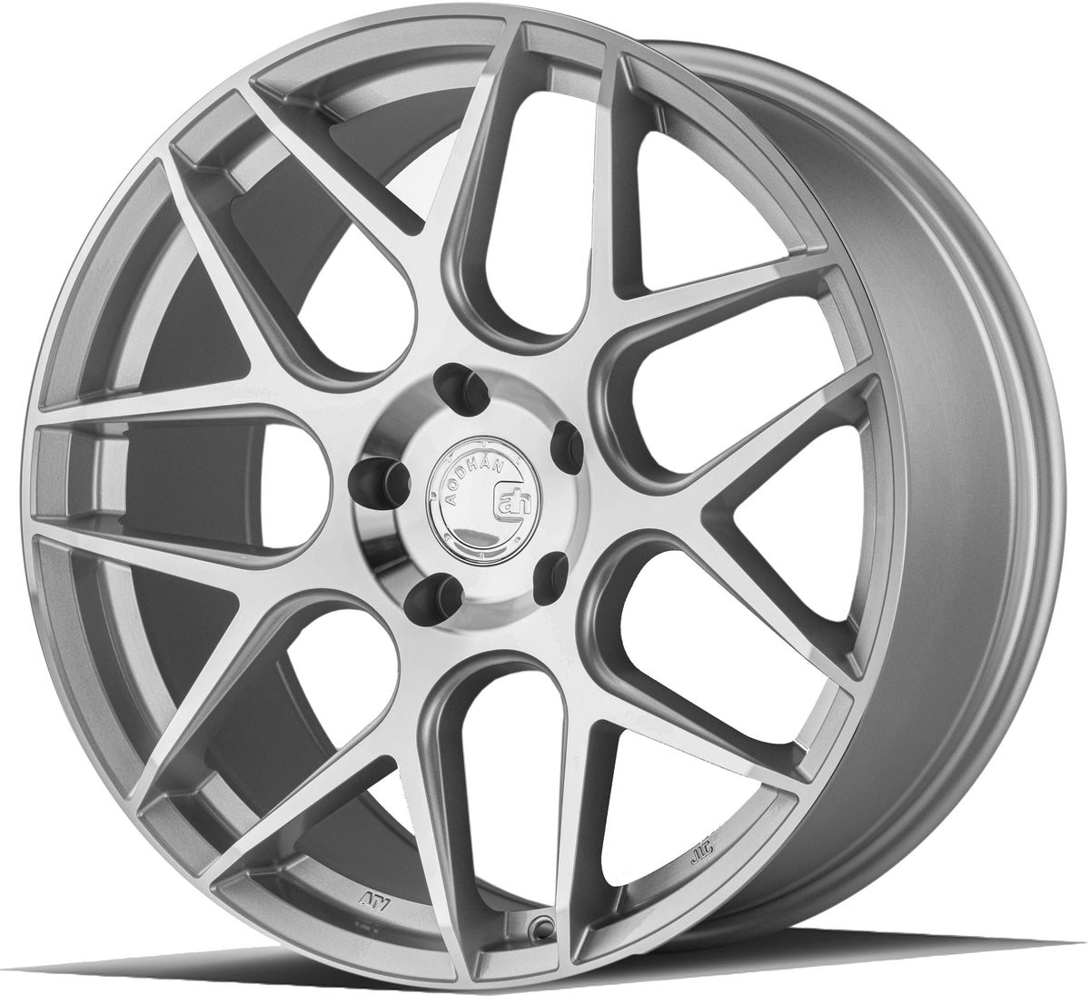Aodhan AFF2 Gloss Silver Machined Face 20x9 +32 5x114.3 73.1mm - Wheelwiz