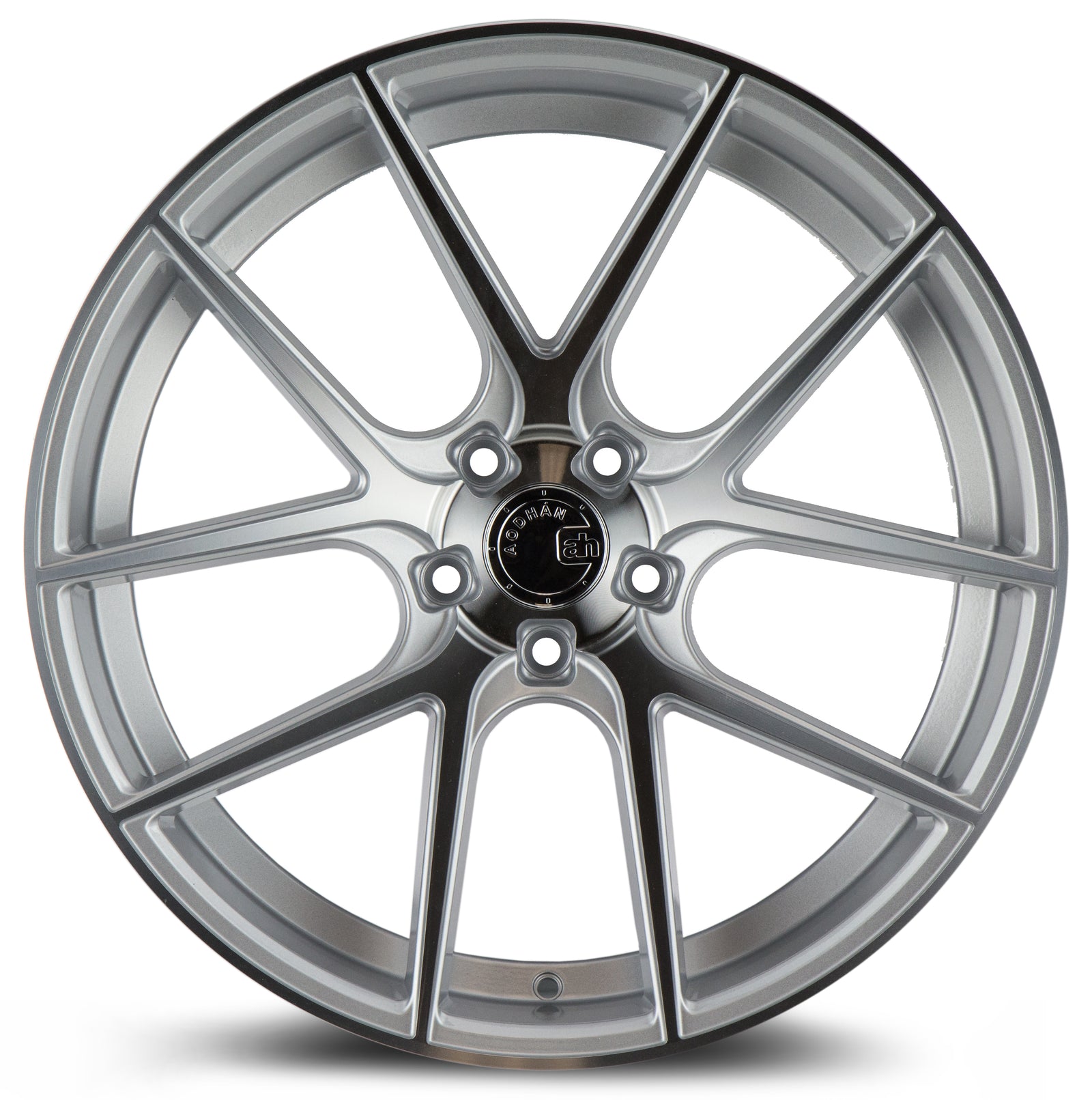 Aodhan AFF3 Gloss Silver Machined Face 20x10.5 +45 5x114.3 73.1mm - Wheelwiz