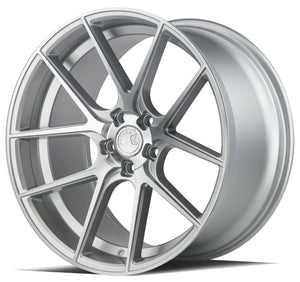 Aodhan AFF3 Gloss Silver Machined Face 20x10.5 +45 5x114.3 73.1mm - Wheelwiz
