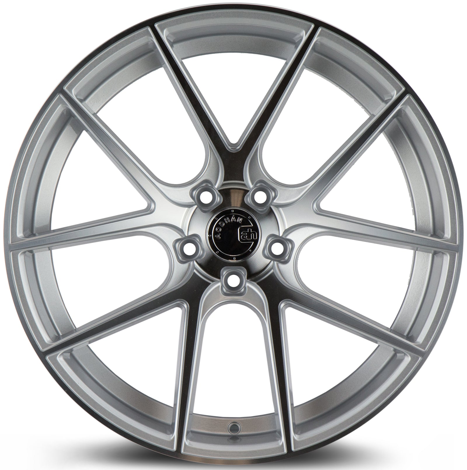 Aodhan AFF3 Gloss Silver Machined Face 20x9 +30 5x120 72.6mm - Wheelwiz