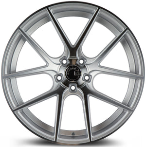 Aodhan AFF3 Gloss Silver Machined Face 20x9 +30 5x120 72.6mm - Wheelwiz