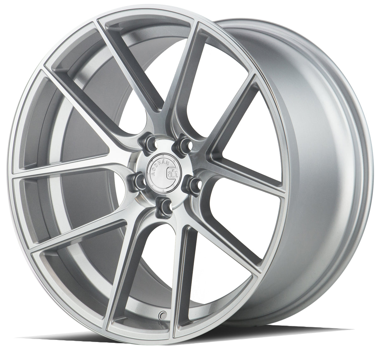 Aodhan AFF3 Gloss Silver Machined Face 20x9 +30 5x120 72.6mm - Wheelwiz