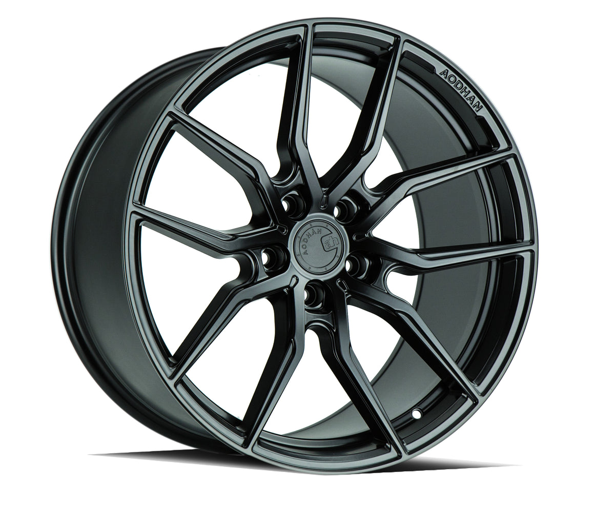 Aodhan AFF1 Matte Black 20x10.5 +35 5x120 72.6mm - Wheelwiz