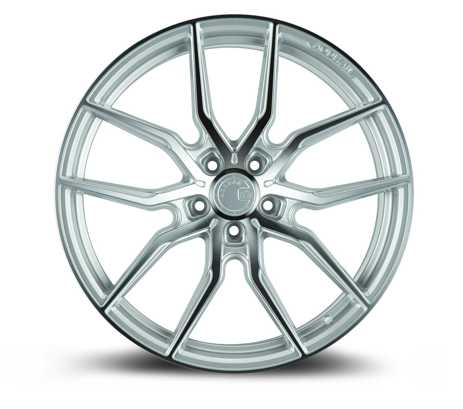 Aodhan AFF1 Gloss Silver Machined Face 20x9 +30 5x120 72.6mm - Wheelwiz