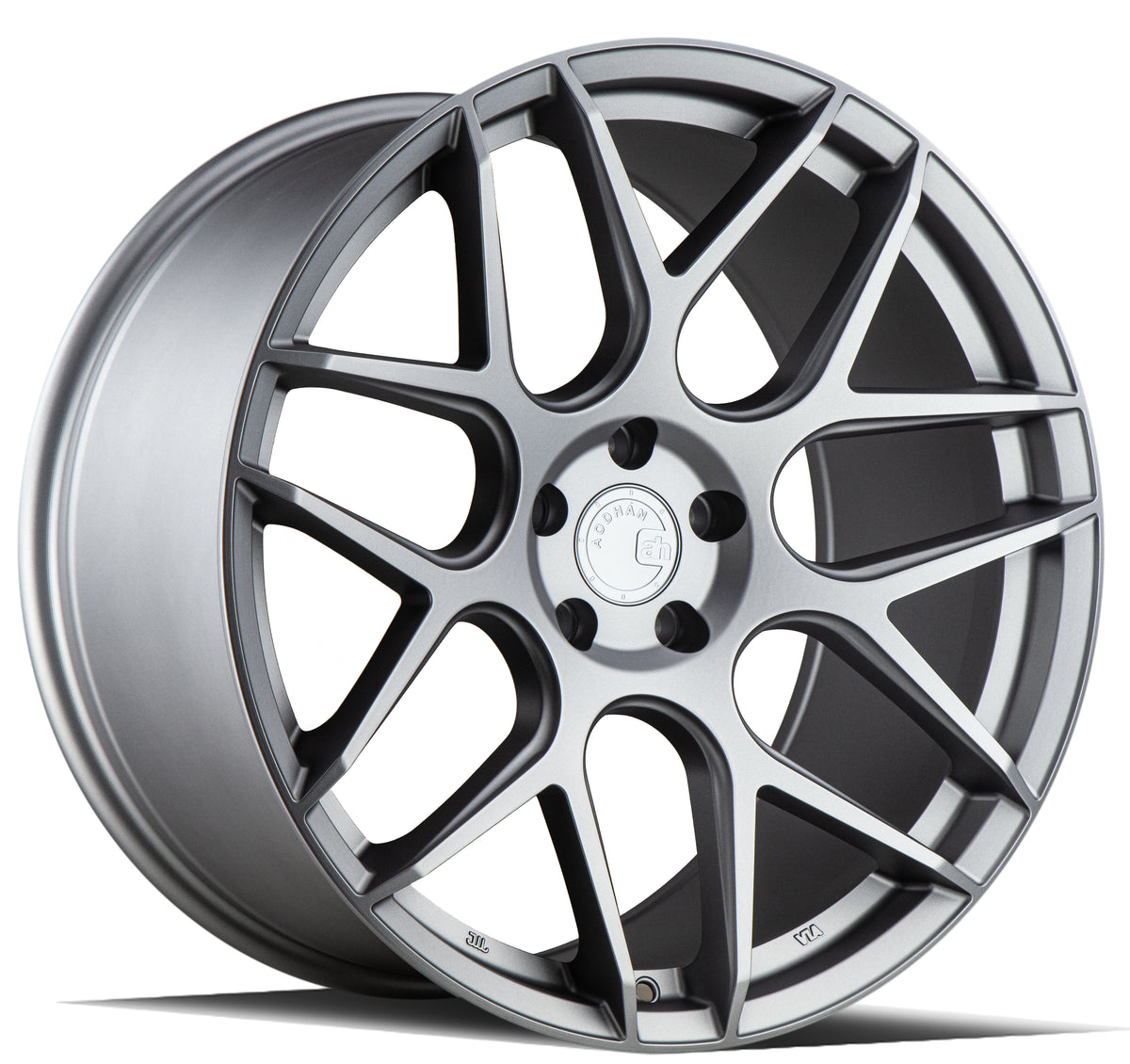 Aodhan AFF2 Matte Gray 20x10.5 +35 5x112 66.6mm - Wheelwiz