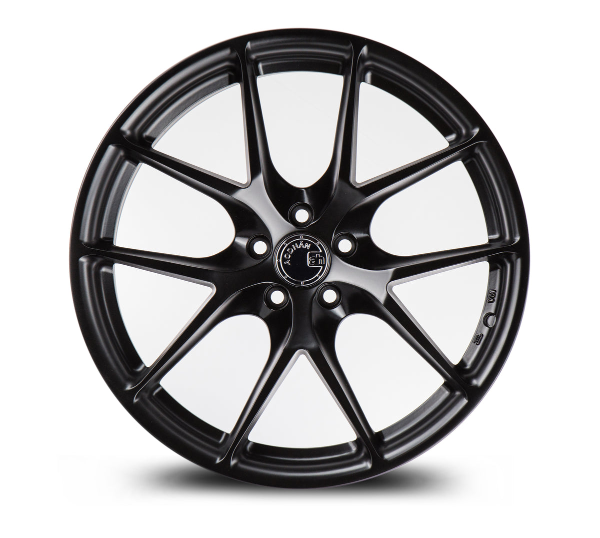 Aodhan AFF7 Matte Black 18x8.5 +35 5x112 66.6mm - Wheelwiz