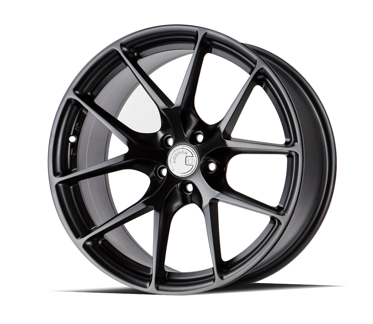 Aodhan AFF7 Matte Black 18x8.5 +35 5x112 66.6mm - Wheelwiz