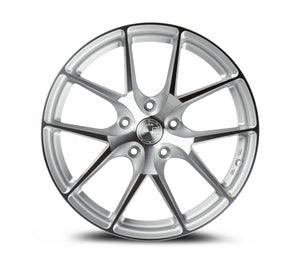 Aodhan AFF7 Gloss Silver Machined Face 18x9.5 +35 5x112 66.6mm - Wheelwiz