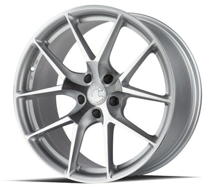 Aodhan AFF7 Gloss Silver Machined Face 19x8.5 +35 5x114.3 73.1mm - Wheelwiz