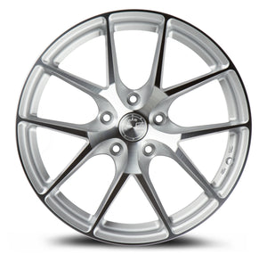 Aodhan AFF7 Gloss Silver Machined Face 19x9.5 +35 5x112 66.6mm - Wheelwiz