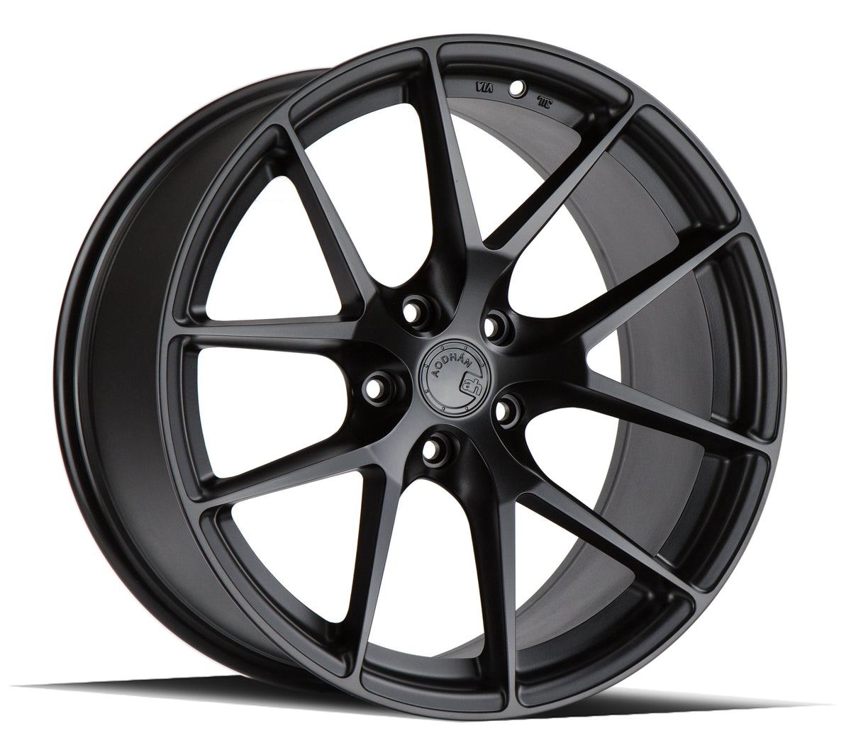 Aodhan AFF7 Matte Black 20x9 +30 5x112 66.6mm - Wheelwiz