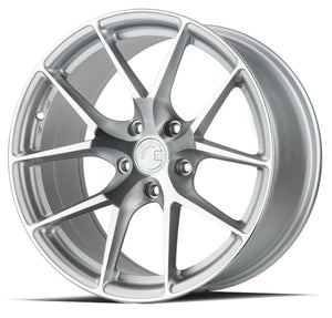 Aodhan AFF7 Gloss Silver Machined Face 20x9 +30 5x114.3 73.1mm - Wheelwiz